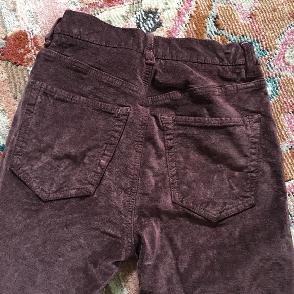 Free People brown velvet skinny high waisted pants - Picture 12 of 14